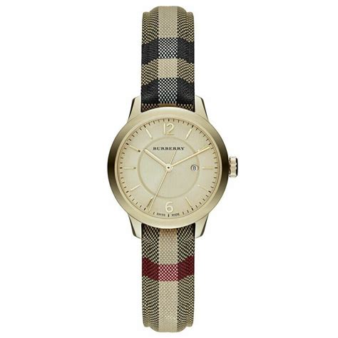 burberry bu10104|Burberry BU10104 32mm Gold Stainless Steel Case Multicolor.